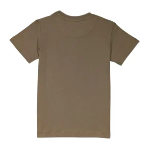 Gini And Jony Boys Brown Typographic Print Cotton T-Shirt Half Sleeves