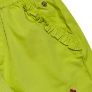 Gini And Jony Girls Green Embroidery Cotton Cordinate Half Sleeves 9-10 Years