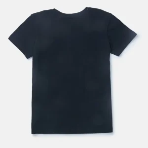 Palm Tree Boys Black Graphic Print Cotton T-Shirt Half Sleeves