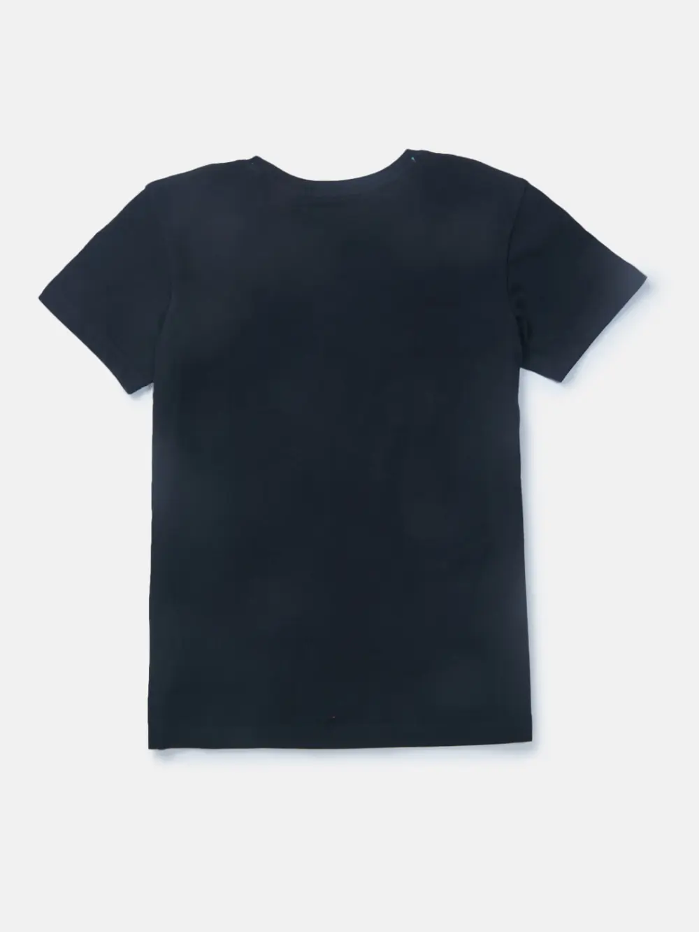 Palm Tree Boys Black Graphic Print Cotton T-Shirt Half Sleeves