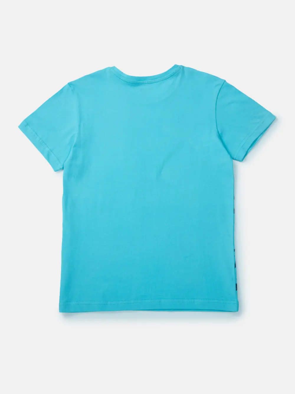Palm Tree Boys Blue Graphic Print Cotton T-Shirt Half Sleeves