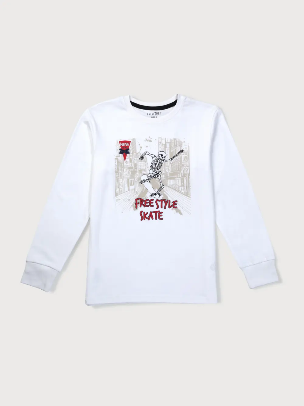 Gini & Jony Boys Typography Cotton Blend Regular T Shirt