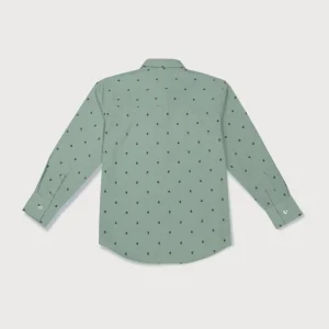 Gini And Jony Boys Solid Cotton Shirt