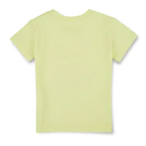 Gj Baby Boys Yellow Applique Cotton T-Shirt Half Sleeves 0-3M
