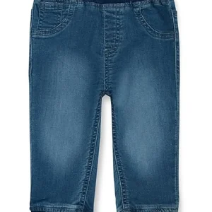 Girls Blue Washed Denim Jeans