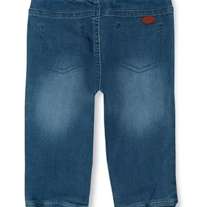 Girls Blue Washed Denim Jeans