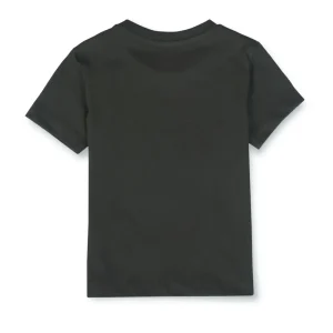Gj Baby Boys Olive Typographic Print Cotton T-Shirt Half Sleeves