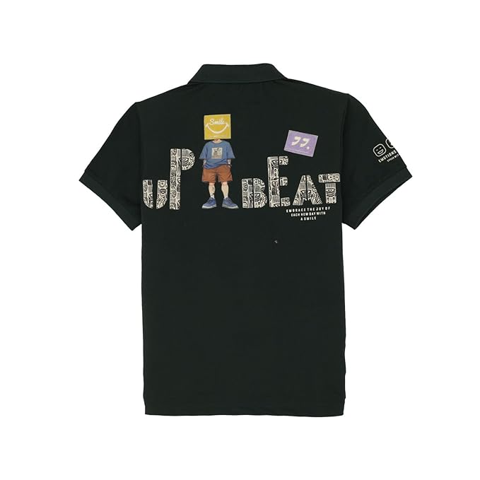 Status Quo Boys Floral Print Polo Collar Half Sleeves Regular Fit Tshirt