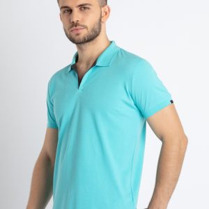 Status Quo Mens Solid Slim Fit Polo T-Shirt