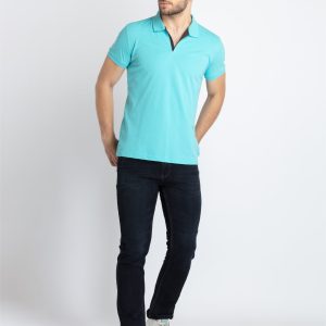 Status Quo Mens Solid Slim Fit Polo T-Shirt