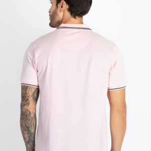 Status Quo Mens Solid Slim Fit Polo T-Shirt