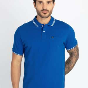 Status Quo Mens Solid Slim Fit Polo T-Shirt