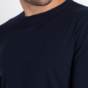 Status Quo Mens Solid Round Neck T-Shirt