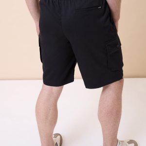 Status Quo Mens Solid Regular Fit Drawstring Short