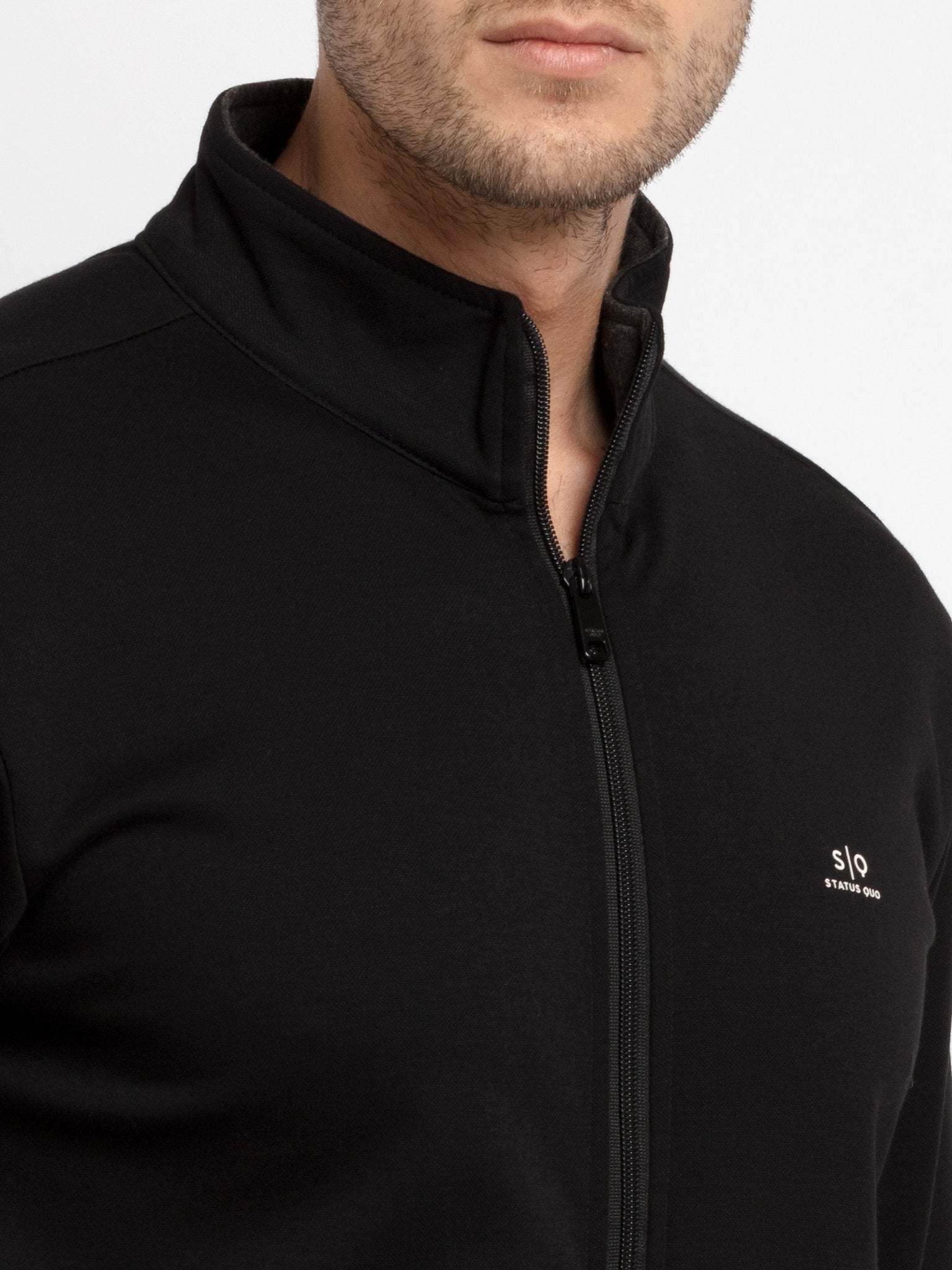 Mens Printed High Neck Lightweight Sweatshirt
