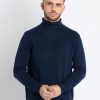 Status Quo Mens Solid High Neck Sweater