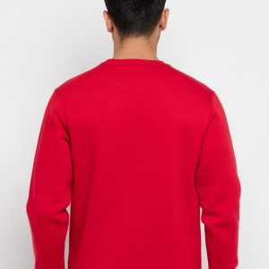 Mens Printed Round Neck Sweatshirt