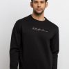 Mens Printed Round Neck Sweatshirt