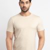 Mens Basic Taperd Fit Round Neck T-Shirt