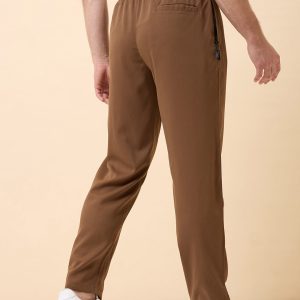 Status Quo Men'S Basic Solid Regular Fit Drawstring Track Pant With 4 Pockets