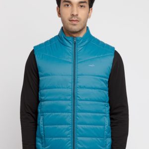 Mens Solid Quilted Jacket