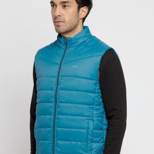Mens Solid Quilted Jacket