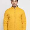 Mens Solid Quilted Reversible Jacket
