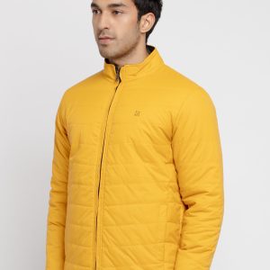 Mens Solid Quilted Reversible Jacket