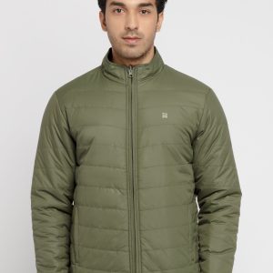 Mens Solid Quilted Reversible Jacket