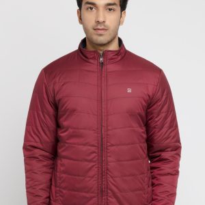 Mens Solid Quilted Reversible Jacket