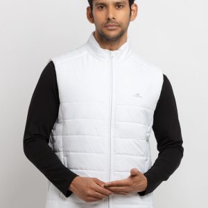 Mens Solid Quilted Jacket