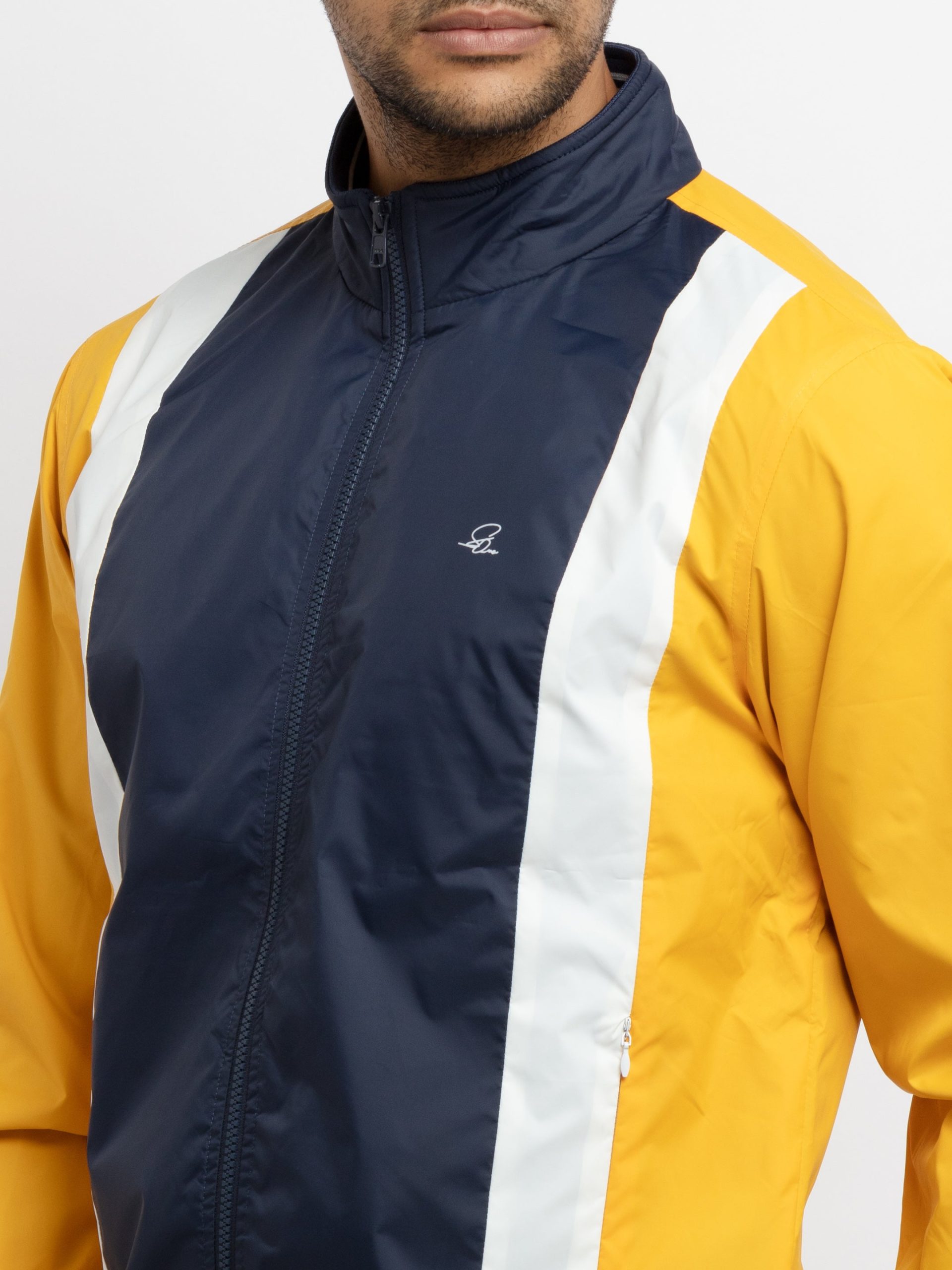 Mens Quilted High Neck Jacket