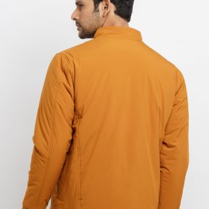 Mens Solid Reversible High Neck Jacket