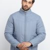 Mens Quilted High Neck Jacket