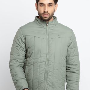 Mens Quilted High Neck Jacket