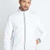 Mens Solid High Neck Lightweight Jacket