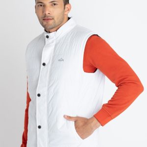 Mens Quilted Reversible High Neck Jacket