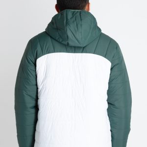 Mens Quilted Puffer Hooded Jacket