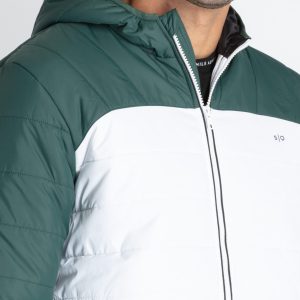 Mens Quilted Puffer Hooded Jacket