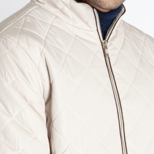 Mens Quilted High Neck Jacket