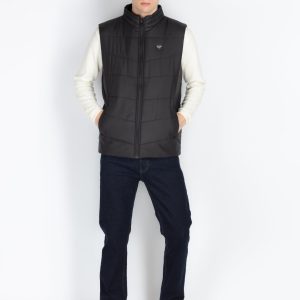 Mens Solid Open Front Jacket