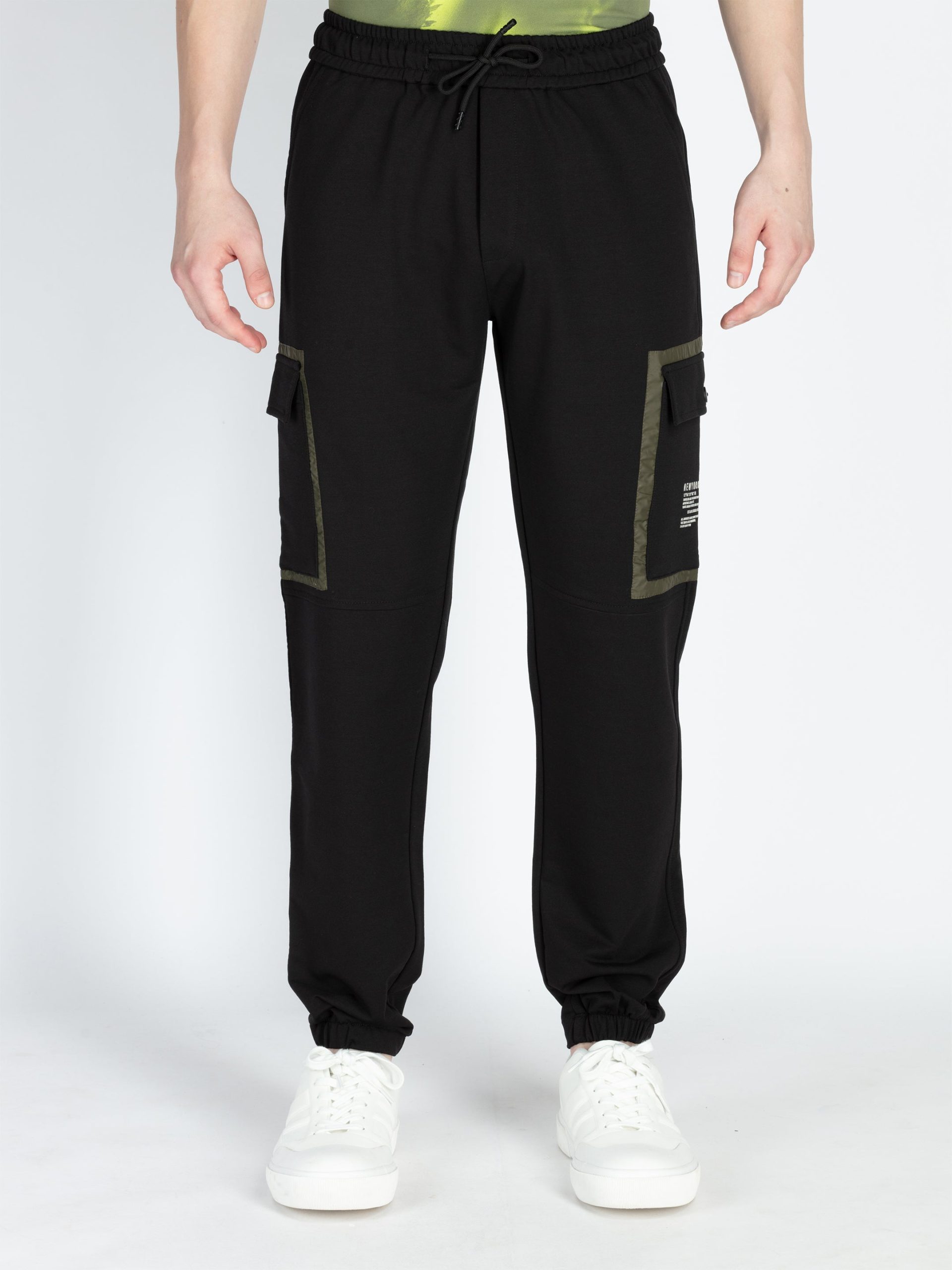 Status Quo Mens Solid Regular Fit Joggers