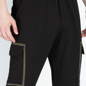 Status Quo Mens Solid Regular Fit Joggers