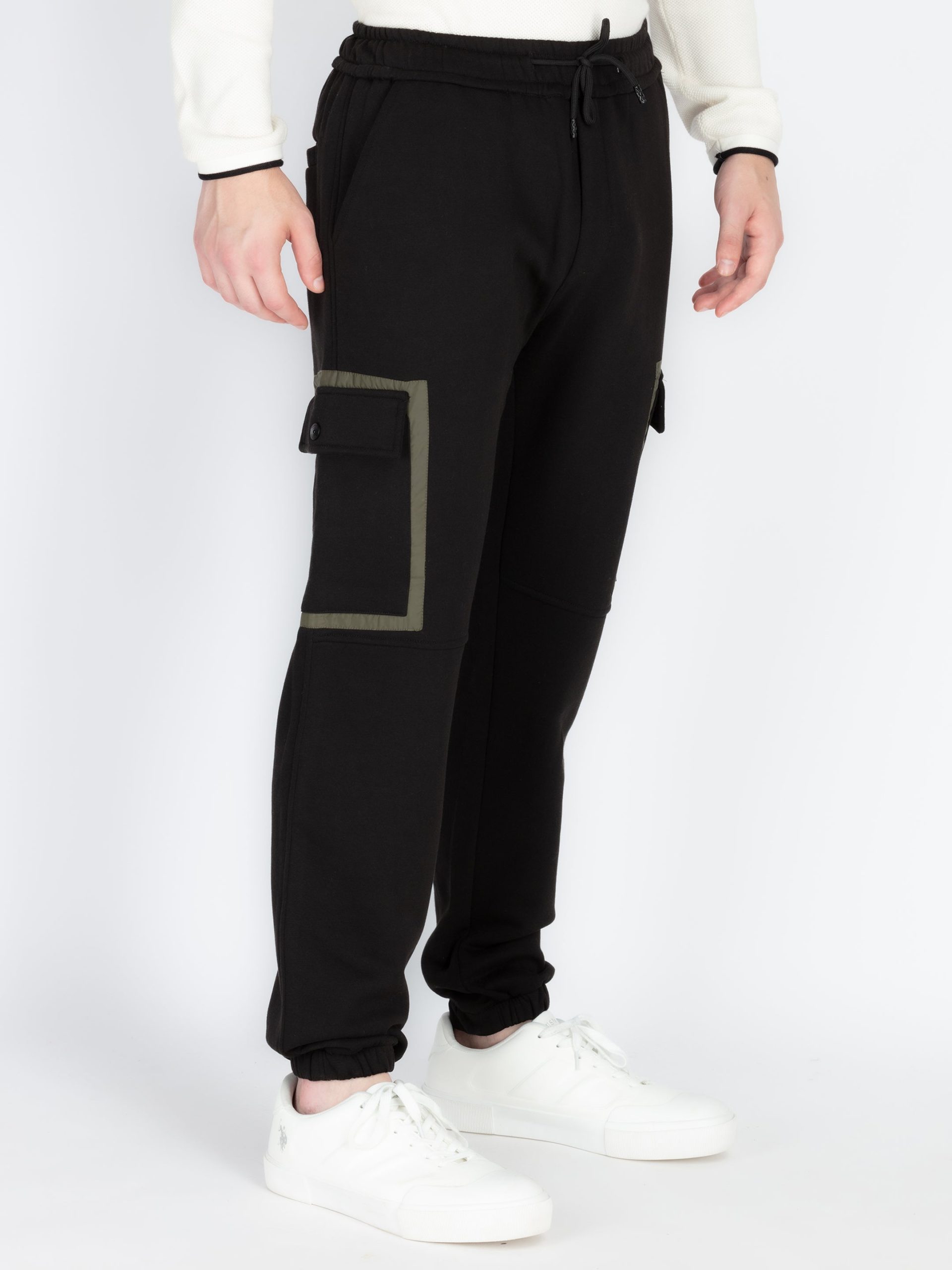 Mens Self Design Joggers