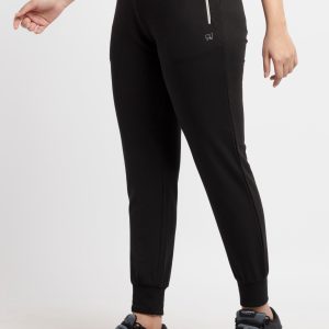 Womens Full Length Solid Joggers
