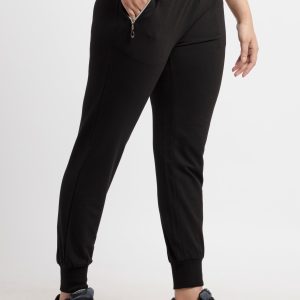 Womens Full Length Solid Joggers