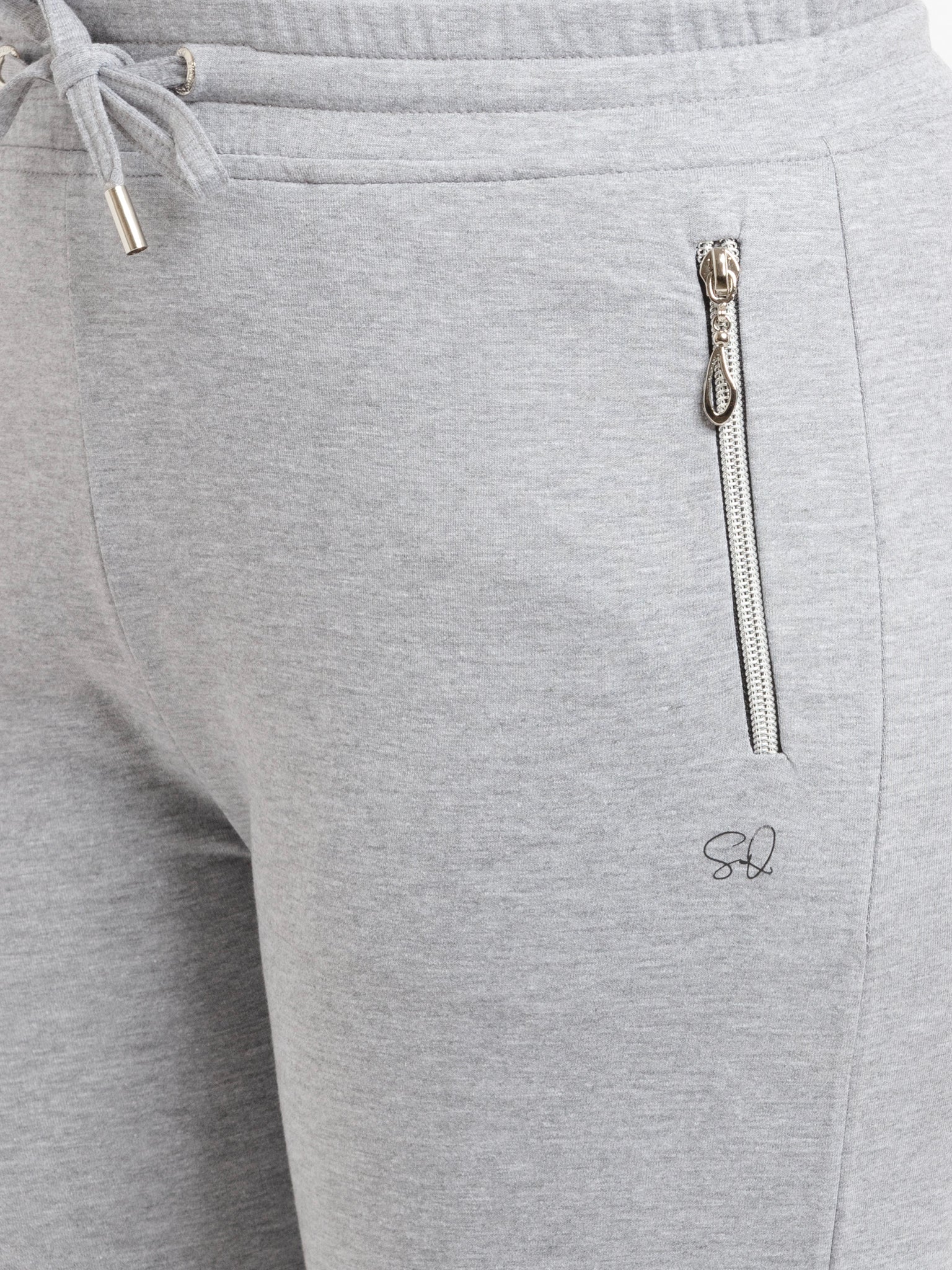 Womens Solid Regular Fit Joggers