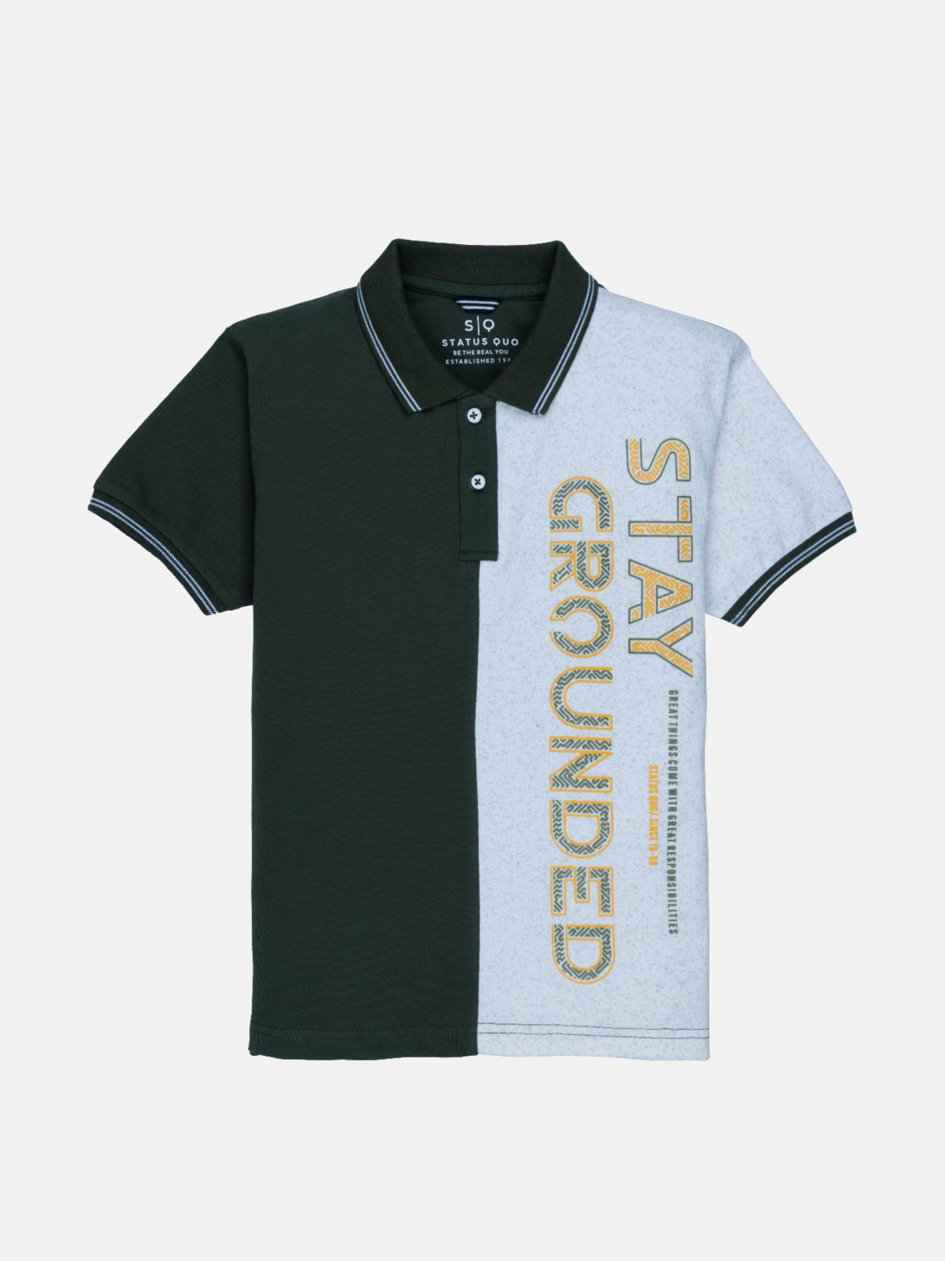 Status Quo Kids Printed Polo Tshirts