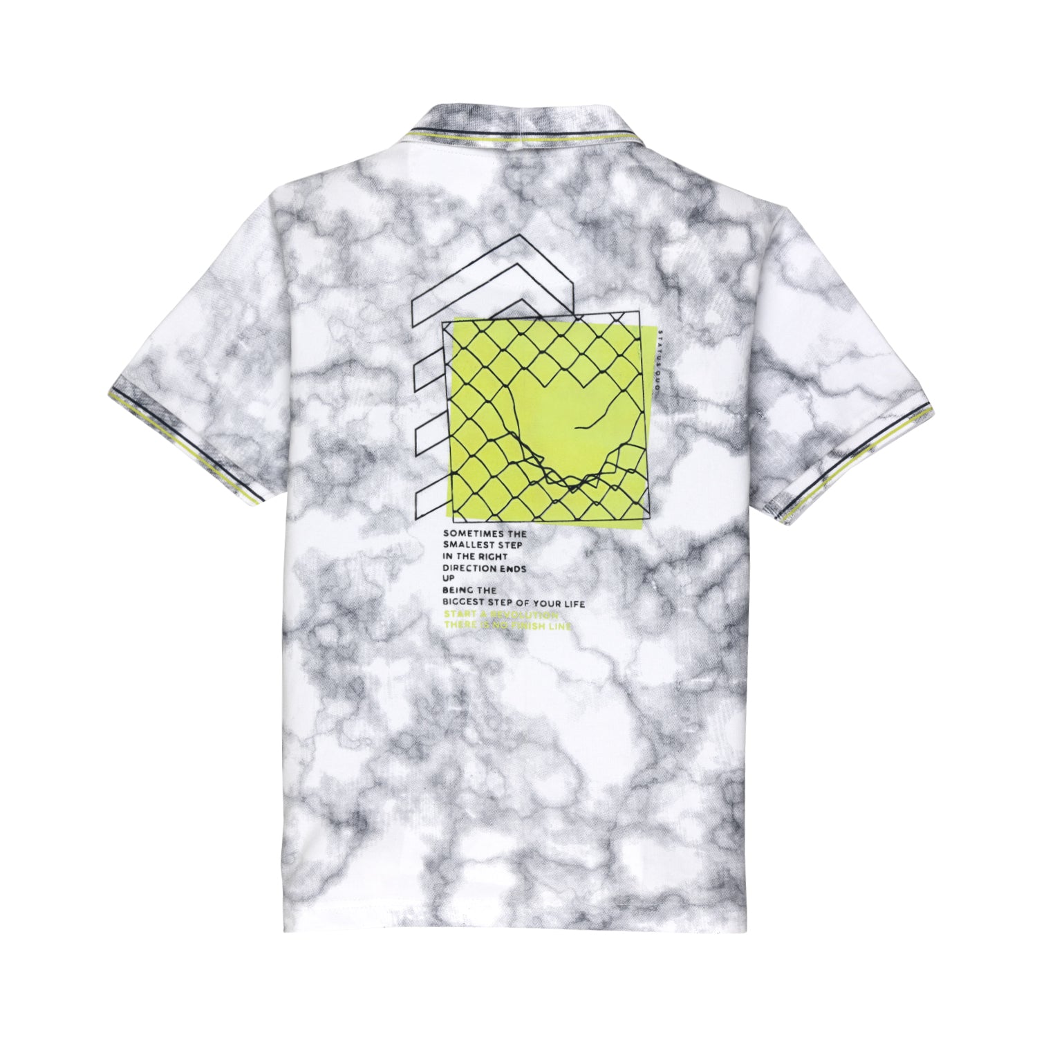 Status Quo Boys All Over Printed Polo T-Shirt