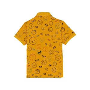 Status Quo Kids All Over Printed Polo T-Shirt